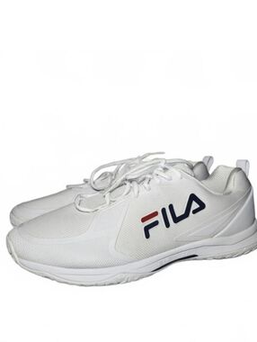 FILA Men's Volley Burst Pickleball/Tennis Shoes Athletic White Size 14
